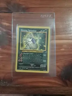 Pokemon TCG Shining Tyranitar Neo Destiny Holo - Image 1