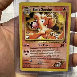 Pokemon Blaine's Charmeleon - 31/132 - Gym Challenge - Pokemon MP/LP Vintage TCG - Image 1