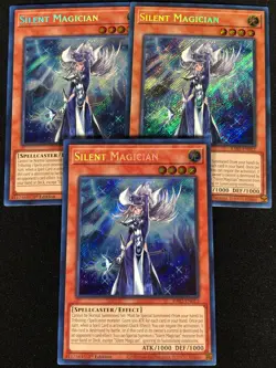 Yugioh Silent Magician RA02-EN012 1st SECRET X3 (NM) - Image 1