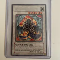 IRON CHAIN DRAGON RARE (LP) CSOC-EN040 YUGIOH UNL ED - Image 1