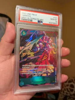 Yamato Alt Art SP OP01-121 PSA 10 English One Piece - Image 3