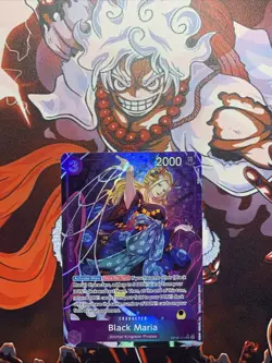 One Piece TCG BLACK MARIA OP08-074 SR ALT ART TWO LEGENDS ENGLISH - Image 1