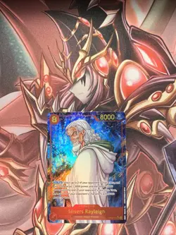 SILVERS RAYLEIGH OP08-118 SEC Alt Art NM/M English Two Legends One Piece TCG - Image 1