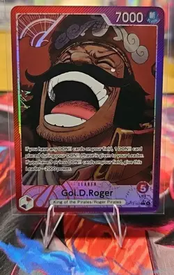 One Piece Gol. D. Roger OP13-003 Alternate Art Leader Near Mint. - Image 1