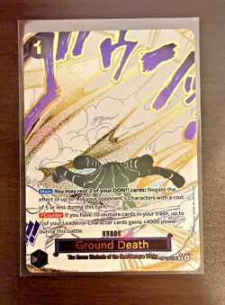 Ground Death - One Piece (Alternate Art) OP14-096 The Azure Sea's Seven Foil - Image 1