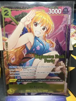 One Piece O-Nami OP06-101 Beginners Deck Party Winner - Image 1