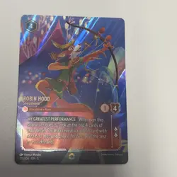 Disney Lorcana Robin Hood - Sharpshooter (Enchanted) 215/204 Shimmering Skies - Image 1