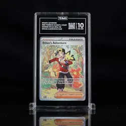 2025 Pokemon - Ethan's Adventure 236/182 Sv10: Destined Rivals SIR - TAG 10 - Image 1