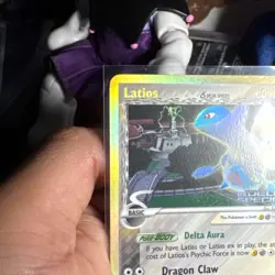 2005 Pokemon LATIOS #9/113 EX Delta Species Reverse Holo Rare English - Image 3