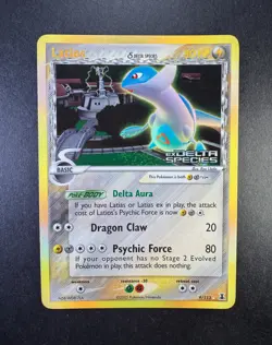 Pokemon TCG Latios EX Delta Species stamped 9/113 Reverse Holo Holo Rare 2005 - Image 1
