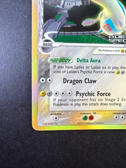 Pokemon TCG Latios EX Delta Species stamped 9/113 Reverse Holo Holo Rare 2005 - Image 4
