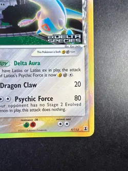 Pokemon TCG Latios EX Delta Species stamped 9/113 Reverse Holo Holo Rare 2005 - Image 5