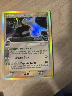2005 Pokemon TCG EX Delta Species Reverse Holo Latios #9/113 - Image 1