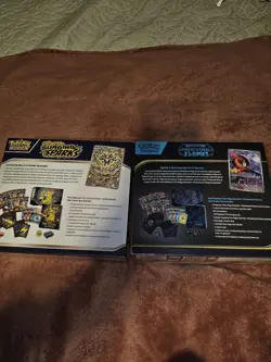 Pokemon TCG Mega Evolution Phantasmal Flames ETB & Surging Sparks ETB Lot of 2 - Image 2