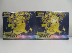 (2) Lot 2024 Pokemon Surging Sparks Sealed Pokemon Center ETB Elite Trainer Box - Image 1