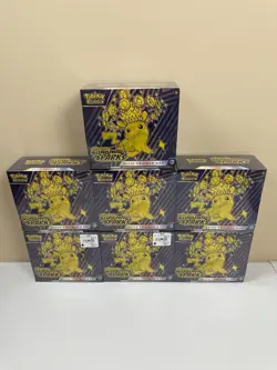 Lot of 7: Pokemon TCG: Surging Sparks Elite Trainer Box (ETB) - New/Sealed - Image 1