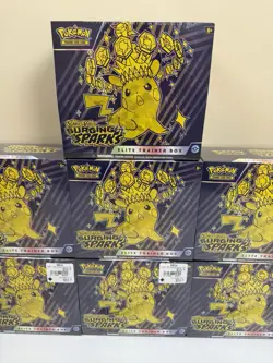 Lot of 7: Pokemon TCG: Surging Sparks Elite Trainer Box (ETB) - New/Sealed - Image 3