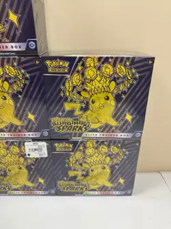 Lot of 7: Pokemon TCG: Surging Sparks Elite Trainer Box (ETB) - New/Sealed - Image 4
