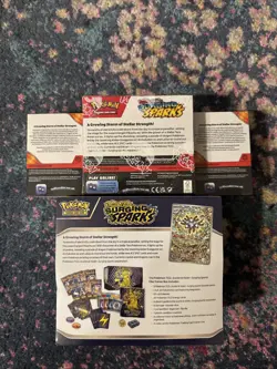 Pokemon TCG Surging Sparks Booster Box, ETB & 2x Booster Bundle Lot - NEW SEALED - Image 2