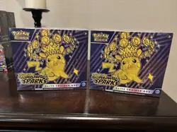 Pokemon Surging Sparks Elite Trainer Box ETB Lot x2 - Image 1