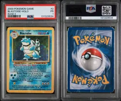 PSA 1 PR 1999 Base Set 2 Blastoise 2/102 Holo Foil Pokemon WOTC Unlimited Rare - Image 2
