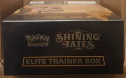 2021 POKEMON SHINING FATES ELITE TRAINER NEW FACTORY SEALED TCG BOX ETB EEVEE - Image 3