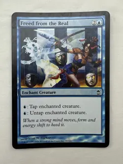 Freed from the Real x1 *FOIL* MTG Saviors of Kamigawa 1x Magic Very Good Mod - Image 1