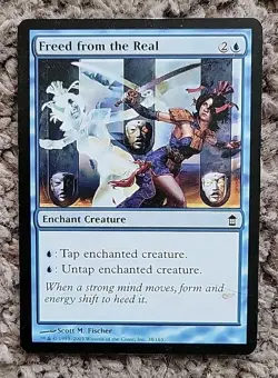 Lightly Played - MTG Freed from the Real - Saviors of Kamigawa Magic LP - Image 1