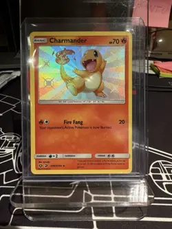 Pokemon TCG Hidden Fates Charmander SV6/SV94 Baby Shiny Vault Holo Rare Card NM - Image 1