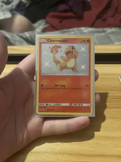 Pokemon TCG Hidden Fates Charmander SV6/SV94 Baby Shiny Vault Holo Rare Card NM - Image 1