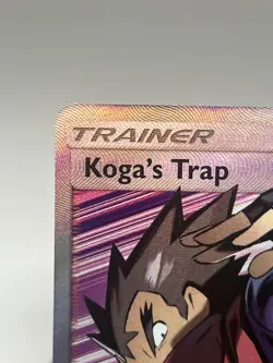 Pokemon TCG Koga’s Trap (Full Art) 211/214 SM Unbroken Bonds Ultra Rare NM - Image 2