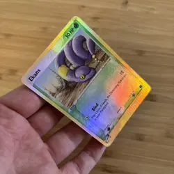 Pokemon Ekans Card 64/100 Reverse Holo EX Sandstorm Foil Vintage 2003 WOTC MP - Image 2