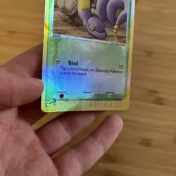 Pokemon Ekans Card 64/100 Reverse Holo EX Sandstorm Foil Vintage 2003 WOTC MP - Image 4