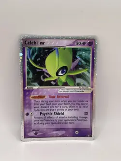 Celebi ex 17/17 Pop Series 2 2005 Holo Rare Pokemon Card TCG - Image 1