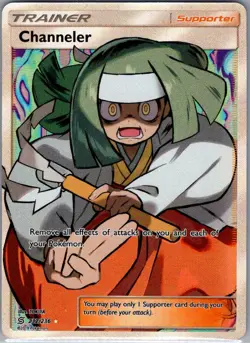 Channeler (Full Art) 232/236 SM - Unified Minds - Pokemon Card - NM - Image 1