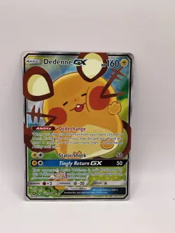 Dedenne GX 195a/214 MINT Alternate Full Art Promo Pokemon Card LP - Image 1