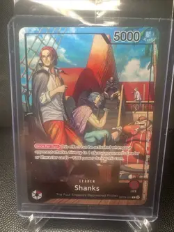 One Piece Shanks Leader PSA Promo Card Exclusive OP09-001 Sealed - Image 2