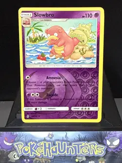 Pokemon Card Slowbro 49/145 Guardians Rising Reverse Holo Light Play - Image 1