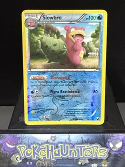 Pokemon Card Slowbro 24/108 Reverse Holo Dark Explorers Played - Image 1
