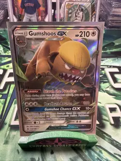 Pokemon TCG Gumshoos GX 110/149 Sun & Moon Holo Rare Card Collectible Light Play - Image 1