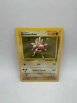 Hitmonchan - 7/102 - Pokemon Base Set Unlimited Holo Rare Card WOTC MP - Image 1