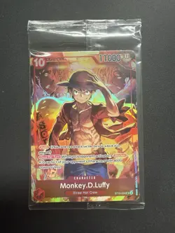 Sealed Monkey.D.Luffy ST10-006 SR Treasure Booster Set Promo One Piece Card Game - Image 1