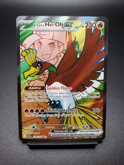 Pokemon TCG Ethan's Ho-Oh EX 209/182 S&V Destined Rivals Ultra Rare Holo Card - Image 1