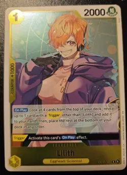 Lilith OP13-113 Foil Rare Carrying On His Will One Piece Card Game - Image 1