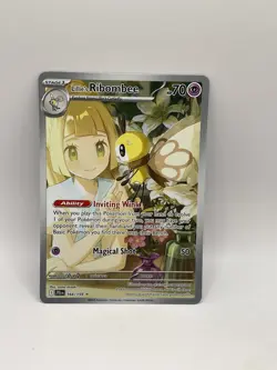Lillie's Ribombee 164/159 Full Art NM/M Journey Together Pokemon Card TCG - Image 1