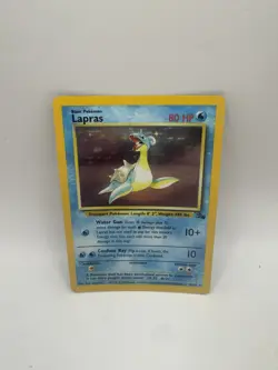 Lapras 10/62 Holo Rare Fossil Pokemon Card - Image 1