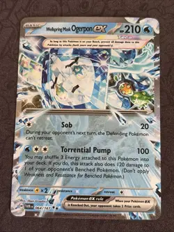 Wellspring Mask Ogerpon ex 064/167 Sv06: Twilight Masquerade Holo Pokemon Card - Image 1