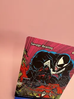 Savage Beating - Spider-Man MTG Borderless Non-Foil Card NM 0026 - Image 2