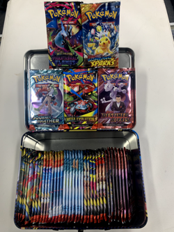 40 Pokemon Card Packs, 8 packs of each presented set - Image 1