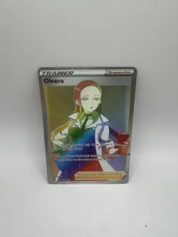 Oleana 202/192 Rebel Clash NM Full Art Secret Rainbow Rare Pokemon Card - Image 1